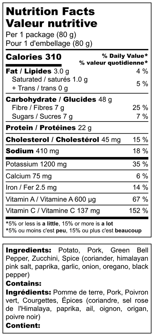 Breakfast Vegetables with Breakfast Sausage & Hashbrowns