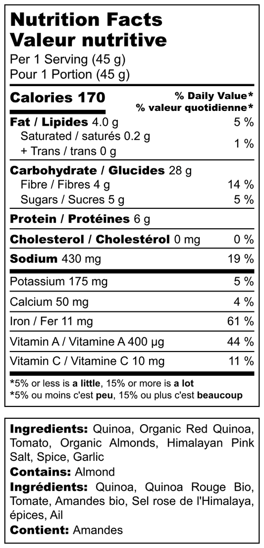 Tuscan Tomato Quinoa Salad With Almonds