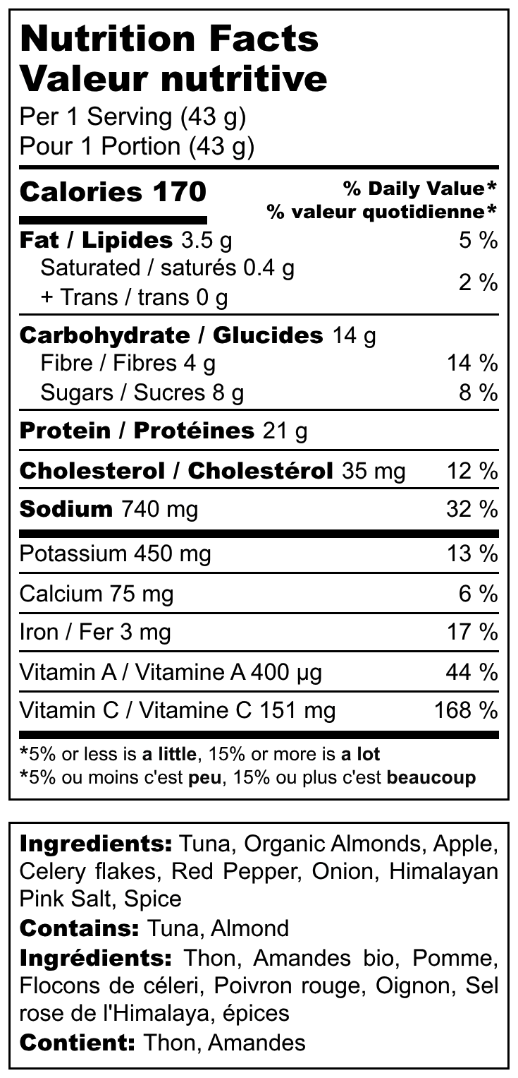 Apple, Dill & Almond Tuna Salad