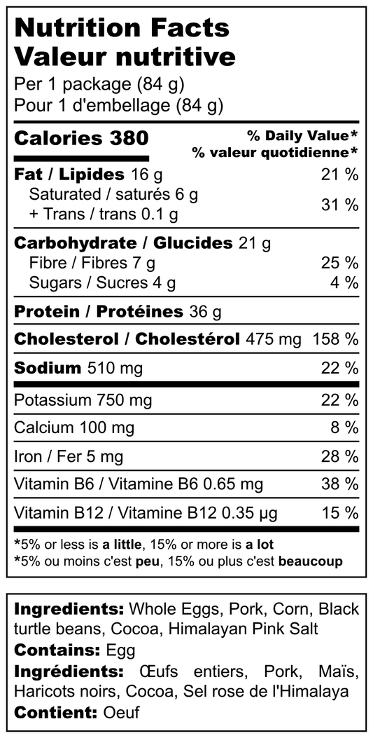 Aztec Black Bean and Corn Pulled Pork Scramble