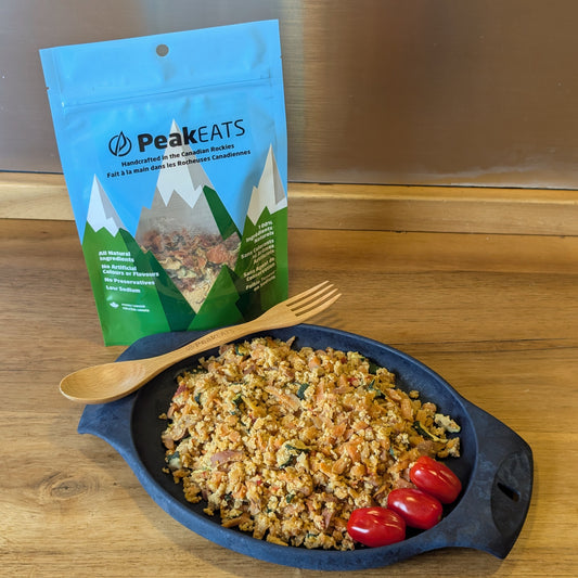 Vegetable Scramble with Sweet Potato